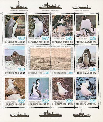 [The 75th Anniversary of the Argentine Presence in South Orkneys & the 150th Anniversary of the Political and Military Command for the Malvinas, type ]