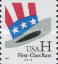 ["H" Stamp - First Class rate (33 cents), type DCQ1]