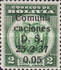 [Surcharged "Comuni-caciones - D.S.  - 25-2-372" and value, type BW5]