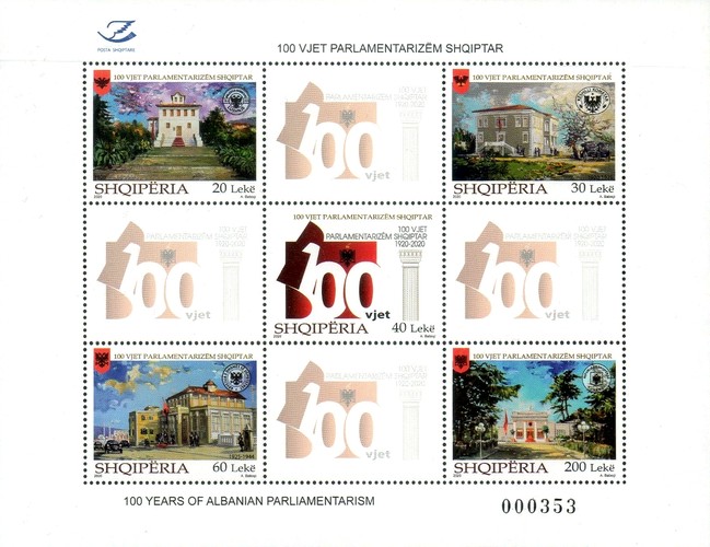[The 100th Anniversary of the Albanian Parliament, type ]