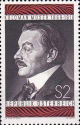 [The 50th Anniversary of the Death of Koloman Moser, type AEQ]