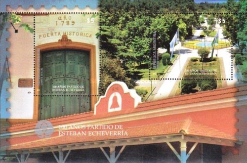 [The 100th Anniversary of the Esteban Echeverría District, type ]