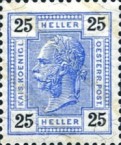 [Emperor Franz Josef I, 1830-1916 - With Varnish Bars, type T2]