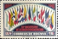 [The 50th Anniversary of the Pan-American Union, type DI]