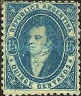 [Bernardino Rivadavia - Perforated, type F1]