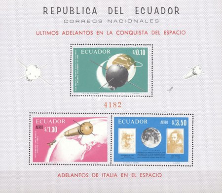 [Airmail - Italian Achievements in Space Exploration, type ]