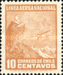 [Airmail - Airplane Stamps Overprinted "LINEA AEREA NACIONAL", type BR2]