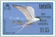 [Birds - Number 655-657 & 659 Overprinted "20TH ANNIVERSARY MOON LANDING", type YN5]