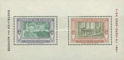 [Airmail - Visit of President of Ecuador to U.S.A., type ]