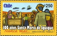 [The 100th Anniversary of the Santa Maria de Iquique Massacre, type BVV]