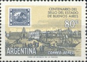 [The 100th Anniversary of the Argentine Confederation Stamps, type PW]