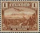 [Airmail - Ryan B-5 Brougham over Mount Chimborazo, type MN]