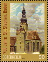 [The 700th Anniversary of St. Stephan Church, Baden, type CZQ]