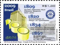 [The 200th Anniversary of the Royal Charter - Rio de Janeiro Trade Association - The Creation of the Praca do Commercio Exchange Building, type EEE]