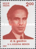 [The 100th Anniversary (1996) of the Birth of V. K. Krishna Menon, type BAS]