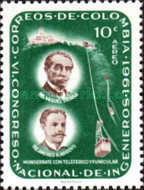 [Airmail - The 6th National Engineers' Congress, 1961 and 75th Anniversary of Colombian Society of Engineers, type ACO]