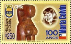 [The 100th Anniversary of the Birth of Martha Colvin, type BUP]