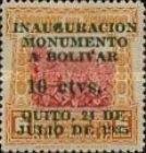 [Unveiling of Bolivar Monument, Quito - Overprinted "INAUGURACION MONUMENTO A BOLIVAR QUITO, 24 DE JULIO DE 1935" or Surcharged also - On 1930 Independence Issue, type IY]