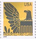 [American Eagle - Self-Adhesive Coil Stamps - Inscription "2005" (25 cents), type EJI25]