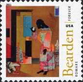 [The 100th Anniversary of the Birth of Fred Romare Harry Bearden, 1911-1988 - Self-Adhesive Stamps (44 cents), type FXE]