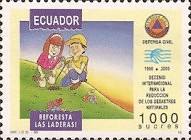 [International Decade for the Reduction of Natural Disasters - Ecuador Civil Defence Organization, type CGR]
