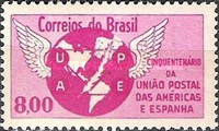 [The 50th Anniversary of the Postal Union of the Americas and Spain, type ALD]
