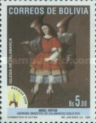 [Christmas, Showing 17th-century paintings of Angels from Calamarca Church, type AYC]