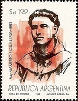 [The 100th Anniversary of the Death of Brother Mamerto Esquiu, Bishop of Cordoba, type AZR]