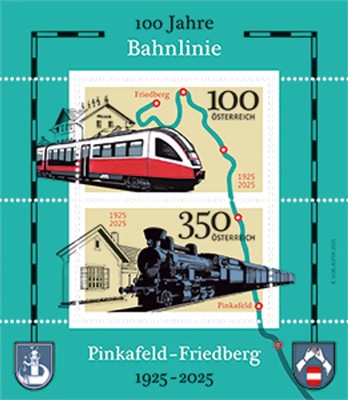 [The 100th Anniversary of the Railway Line Pinkafeld-Friedberg, type ]