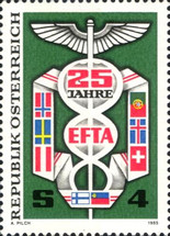 [The 25th Anniversary of EFTA, type AZB]