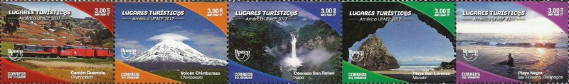 [America UPAEP Issue - Tourist Destinations, type ]