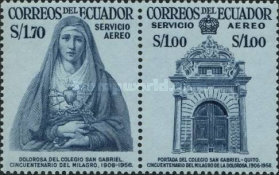 [Airmail - The 50th Anniversary of The Miracle of the Virgin of Sorrows of St. Gabriel College, Quito, type AHG]