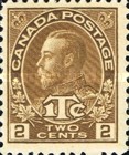 [King George V in Admiral Uniform With War Tax Inscription, type AM7]