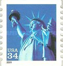 [Statue of Liberty - Self-Adhesive Coil Stamp, type DNQ5]