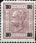 [Emperor Franz Josef I, 1830-1916 - Value in "Heller" - Without Varnish Bars, Numerals in Black, type Q13]