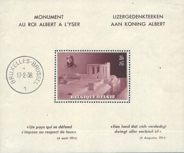 [In memorial of king Albert, type ]