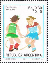 [Argentine Philately - Children's Games, type AYY]