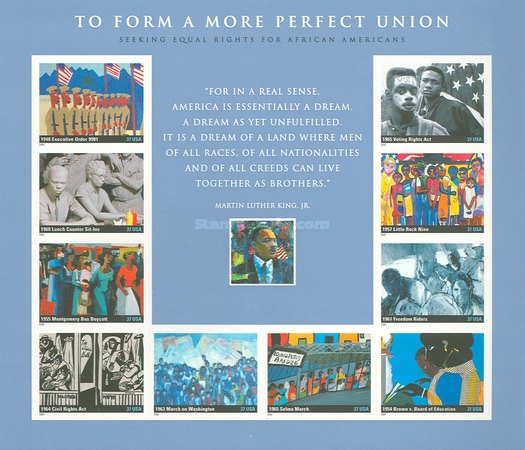[To Form a More Perfect Union - Seeking Equal Rights for African Americans - Self-Adhesive, type ]