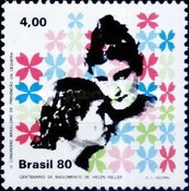[The 100th Anniversary of the Birth of Helen Keller, and the 4th Brazilian Anniversary of the Congress on Prevention of Blindness, Belo Horizonte, type BOF]