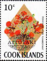 [Cook Island Postage Stamps Overprinted, type AP]