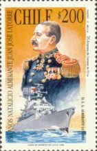 [The 150th Anniversary of the Birth of Admiral Juan Jose Latorre, 1846-1912, type BFM]