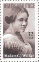 [Black Heritage - Madam C.J. Walker - Self-Adhesive, type CXA]