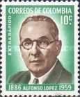 [Domestic Express Airmail - The 75th Anniversary of the Birth of Alfonso Lopez, 1886-1959, type ABE3]
