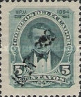 [Rocafuerte Issue of 1894 Overprinted "1897 1898", type AG4]
