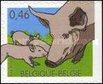 [Farm Animals - Self-Adhesive Stamps - Imperforated on 1 or 2 Sides, type DBZ]