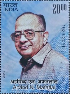 [The 100th Anniversary of Birth of Arvind N. Mafatlal, 1923-2011, type FFD]