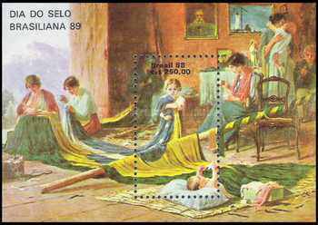 [Day of the Stamp - International Stamp Exhibition "Brasiliana 89" - Rio de Janeiro, Brazil, type ]