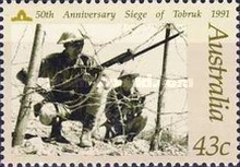 [The 50th Anniversary of The Women`s Warfare Services, The 50th Anniversary of The Siege of Tobruk, The 50th Anniversary of The Australian War Memorial, type APG]