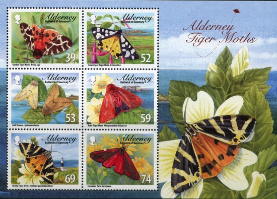 [Alderney Tiger Moths, type ]