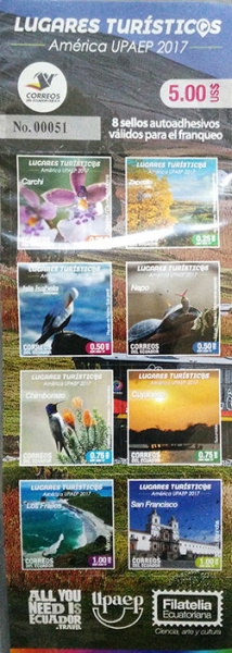 [America UPAEP Issue - Tourist Destinations, type ]